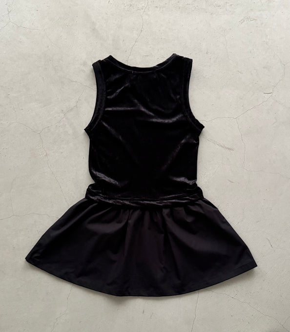 UNIONINI<br>ユニオニーニ<br>【26awご予約8-9月入荷予定】<br>velours tank top dress<br>OP-101
