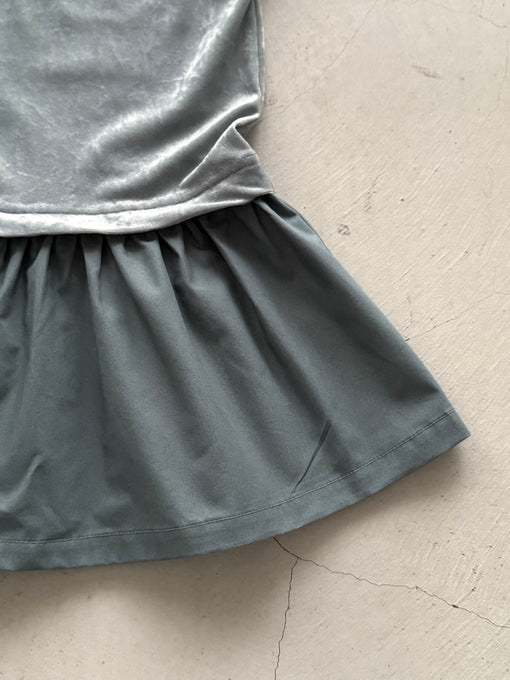 UNIONINI<br>ユニオニーニ<br>【26awご予約8-9月入荷予定】<br>velours tank top dress<br>OP-101