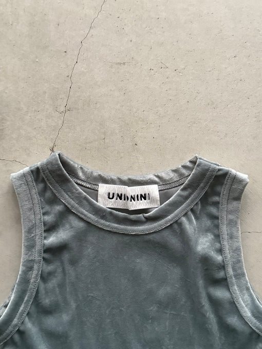 UNIONINI<br>ユニオニーニ<br>【26awご予約8-9月入荷予定】<br>velours tank top dress<br>OP-101