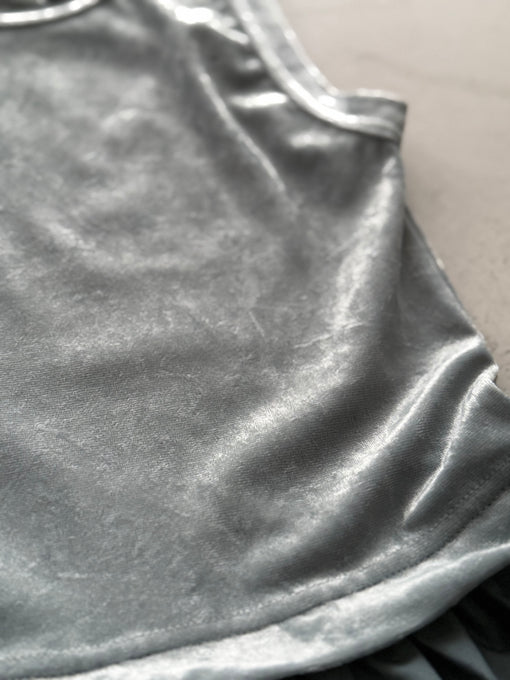 UNIONINI<br>ユニオニーニ<br>【26awご予約8-9月入荷予定】<br>velours tank top dress<br>OP-101