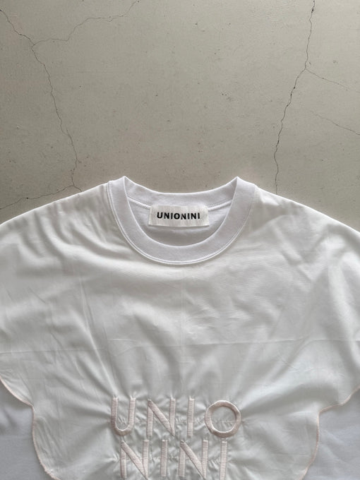 UNIONINI<br>ユニオニーニ<br>【27ssご予約】<br>front collar one piece<br>OP-103