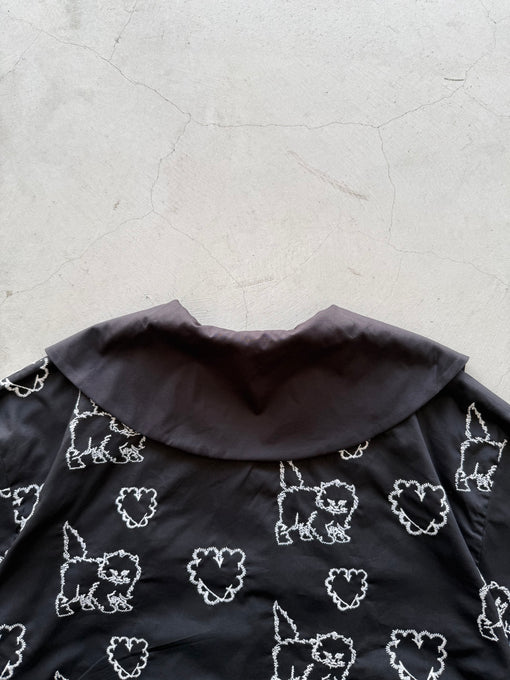 UNIONINI<br>ユニオニーニ<br>【27ssご予約】<br>cat & heart pullover<br>PO-026