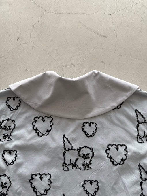 UNIONINI<br>ユニオニーニ<br>【27ssご予約】<br>cat & heart pullover<br>PO-026