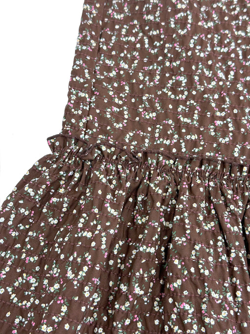 UNIONINI<br>ユニオニーニ<br>【25ssご予約】<br>flower shirring frill long pants<br>PT-078