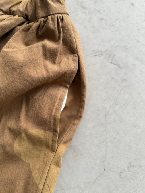 UNIONINI<br>ユニオニーニ<br>【26awご予約9-10月入荷予定】<br>teddy pattern big pants<br>PT-101