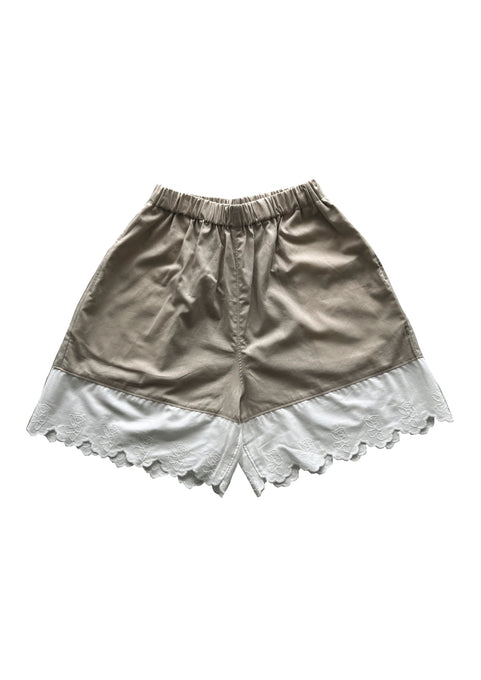 UNIONINI<br>ユニオニーニ<br>【27ssご予約】<br>teddy lace short pants<br>PT-117-1