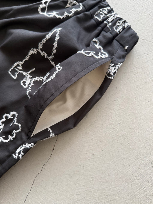 UNIONINI<br>ユニオニーニ<br>【27ssご予約】<br>cat & heart long pants<br>PT-120