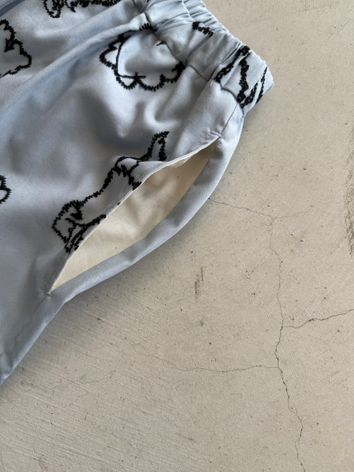 UNIONINI<br>ユニオニーニ<br>【27ssご予約】<br>cat & heart long pants<br>PT-120