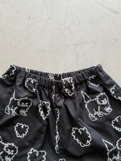 UNIONINI<br>ユニオニーニ<br>【27ssご予約】<br>cat & heart short pants<br>PT-121