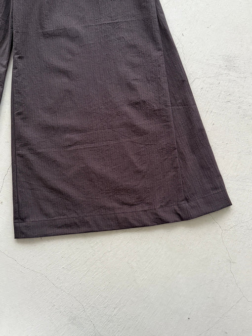 UNIONINI<br>ユニオニーニ<br>【26awご予約9-10月入荷予定】<br>checked flare long pants<br>PT-128