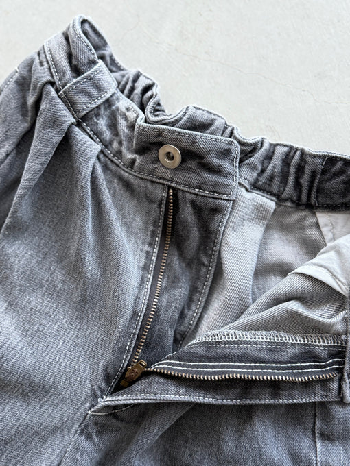 UNIONINI<br>ユニオニーニ<br>【26awご予約8-9月入荷予定】<br>tuck big jeans<br>PT-130