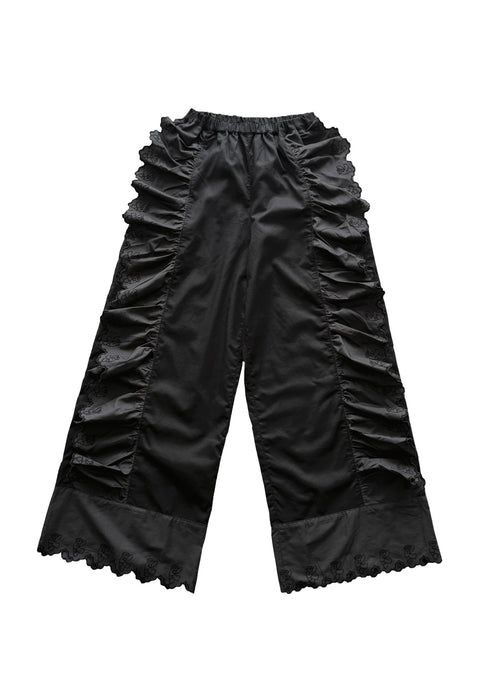 UNIONINI<br>ユニオニーニ<br>【27ssご予約】<br>teddy lace long pants<br>PT-135-1