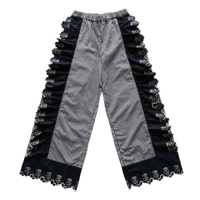 UNIONINI<br>ユニオニーニ<br>【27ssご予約】<br>teddy lace long pants<br>PT-135-2