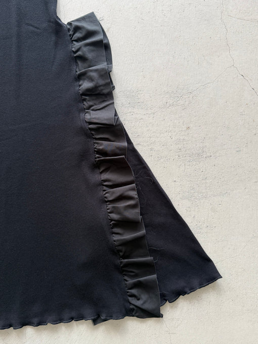 UNIONINI<br>ユニオニーニ<br>【27ssご予約】<br>rib frill bell bottom<br>PT-136