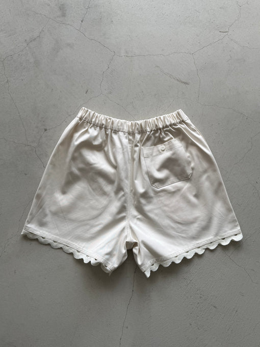 UNIONINI<br>ユニオニーニ<br>【27ssご予約】<br>wavy short pants<br>PT-137