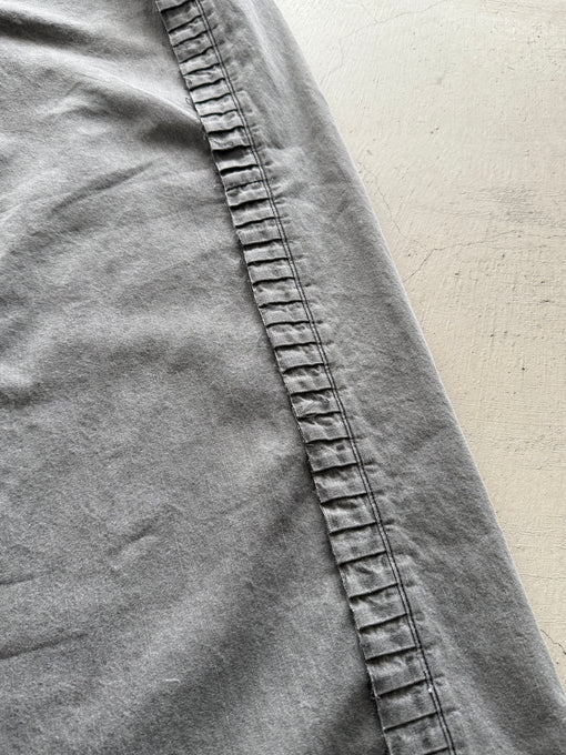 UNIONINI<br>ユニオニーニ<br>【27ssご予約】<br>tuck & frill big jeans<br>PT-138