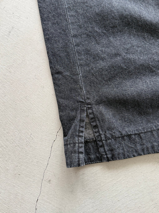 UNIONINI<br>ユニオニーニ<br>【27ssご予約】<br>tuck & frill big jeans<br>PT-138
