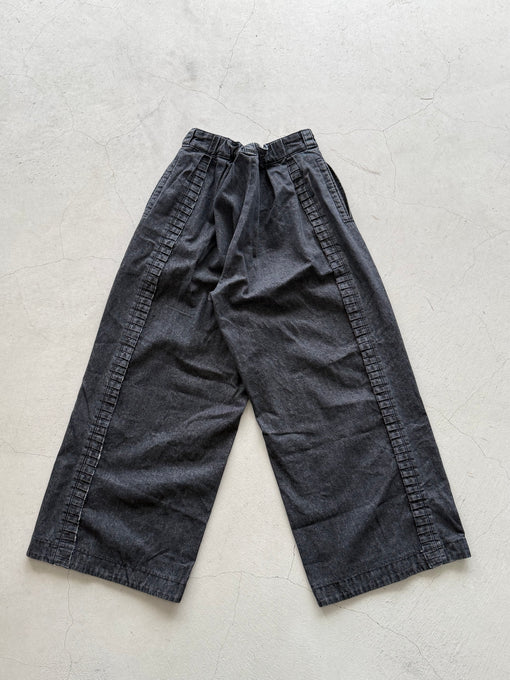 UNIONINI<br>ユニオニーニ<br>【27ssご予約】<br>tuck & frill big jeans<br>PT-138