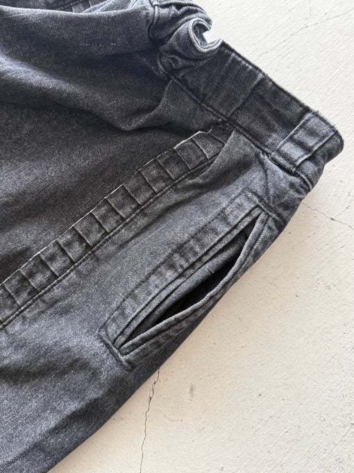 UNIONINI<br>ユニオニーニ<br>【27ssご予約】<br>tuck & frill big jeans<br>PT-138