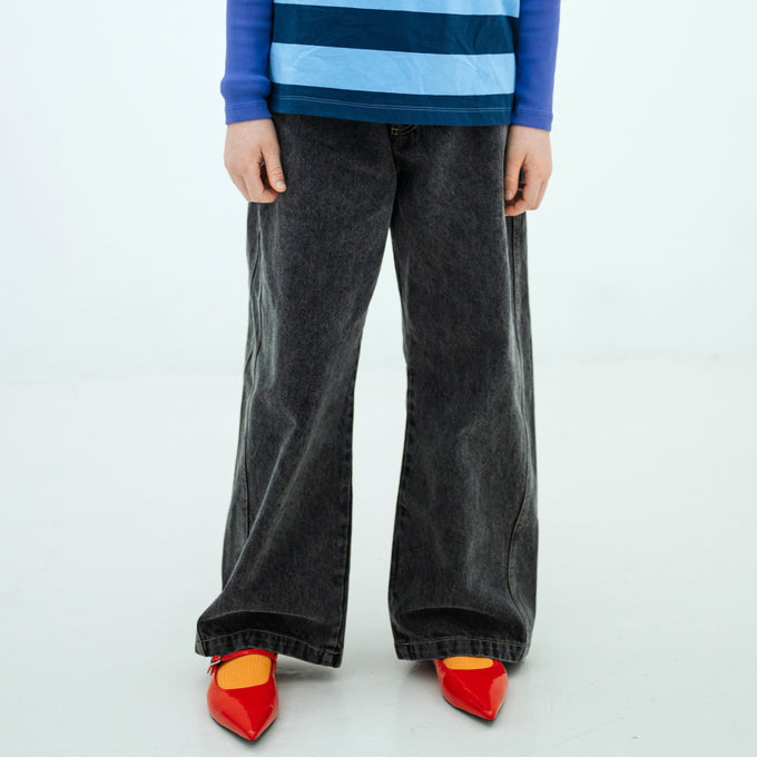 Repose AMS<br>リポーズ<br>wide leg denim pants<br>AW26-12