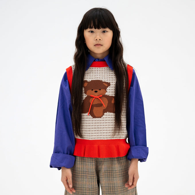 Repose AMS<br>リポーズ<br>knit peplum top<br>AW26-108