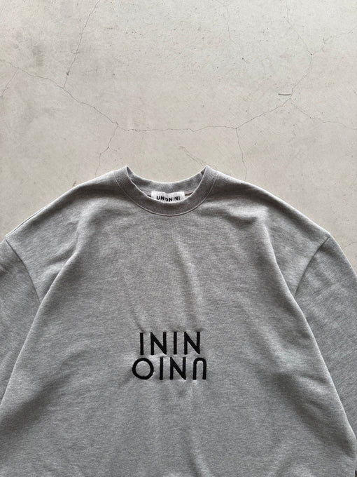 UNIONINI<br>ユニオニーニ<br>【26awご予約8月入荷予定】<br>Upside-down sweat shirt<br>TR-037