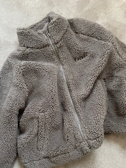 Façade ファサード<br>Teddy Zip Sweater<br>