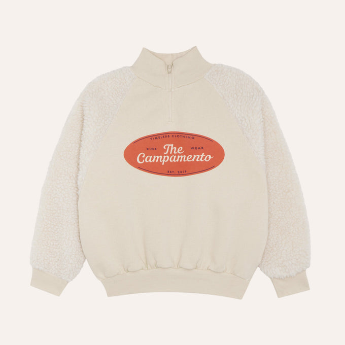 The Campament ザカンパメント <br>The Campamento Teddy Sweatshirt<br>TC-AW26-60