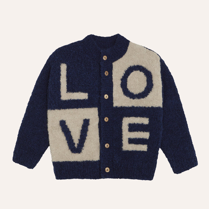 The Campament ザカンパメント <br>Love Blue Cardigan<br>TC-AW26-69