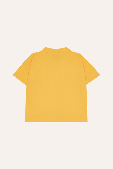The Campament ザカンパメント <br>Flowers Yellow Shirt<br>TC-SS26-30