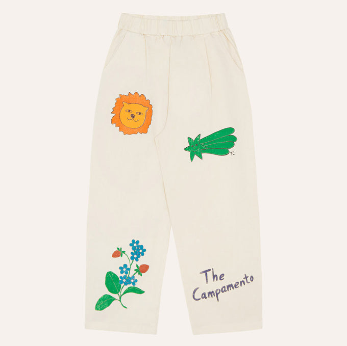 The Campament ザカンパメント <br>Drawings Ecru Trousers<br>TC-SS26-68