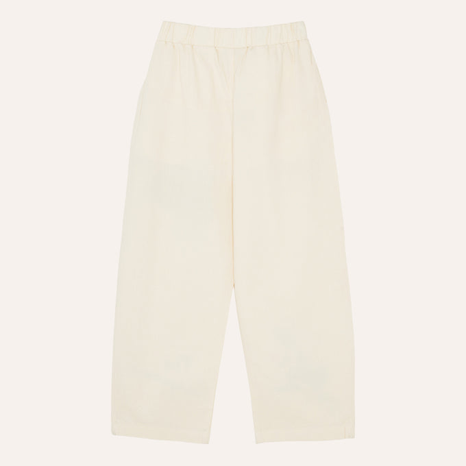 The Campament ザカンパメント <br>Drawings Ecru Trousers<br>TC-SS26-68