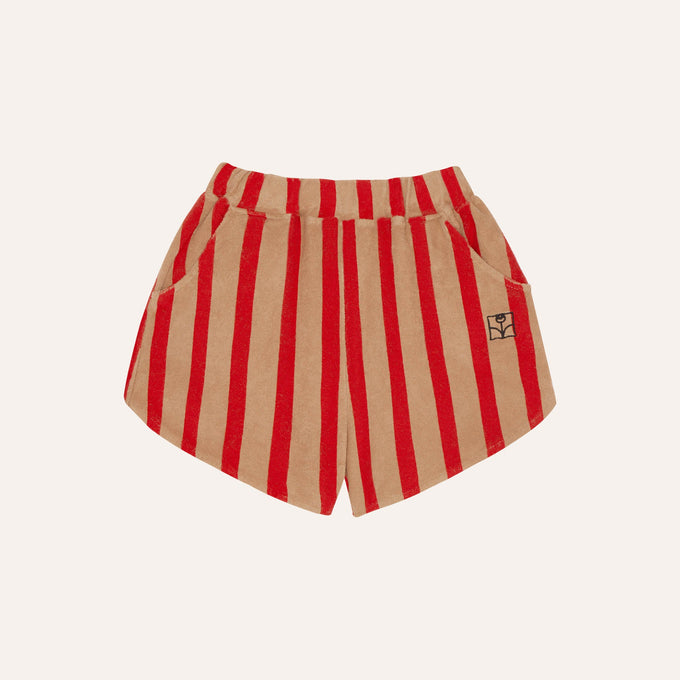 The Campament ザカンパメント <br>Red Stripes Shorts<br>TC-SS26-81