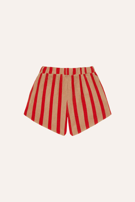 The Campament ザカンパメント <br>Red Stripes Shorts<br>TC-SS26-81