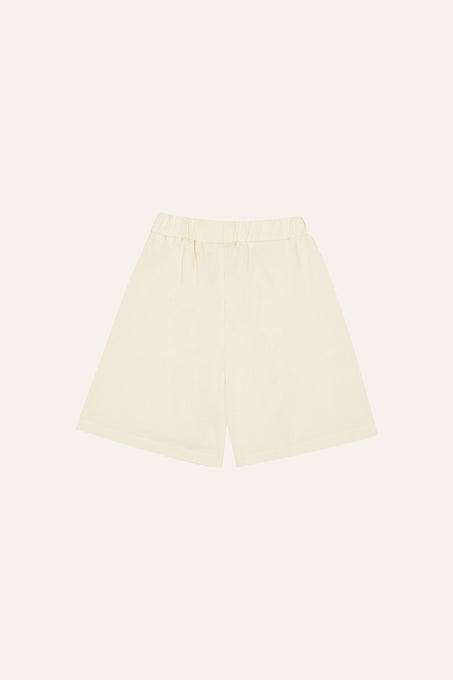 The Campament ザカンパメント <br>Drawings Ecru Shorts<br>TC-SS26-88