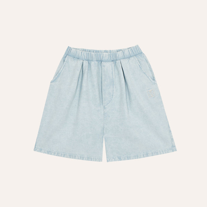 The Campament ザカンパメント <br>Light Blue Denim Shorts<br>TC-SS26-89