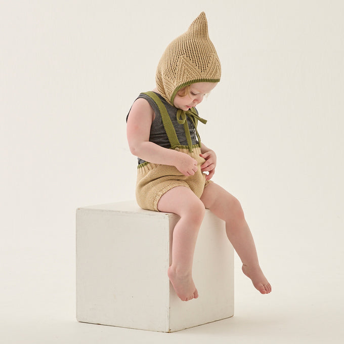 eLfinFolk <br>エルフィンフォルク<br>【25ssご予約2/17頃入荷予定】<br>Knit Baby Bloomers<br>elf-251K59