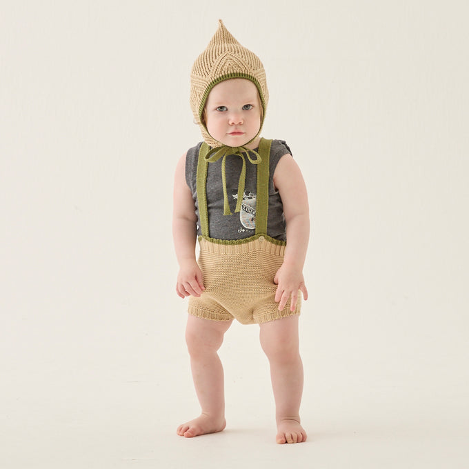 eLfinFolk <br>エルフィンフォルク<br>【25ssご予約2/17頃入荷予定】<br>Knit Baby Bloomers<br>elf-251K59