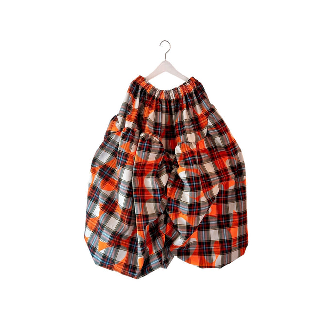 frankygrow<br>フランキーグロウ<br>FORMED CHECK BALLOON SKIRT<br>25FWBT-386