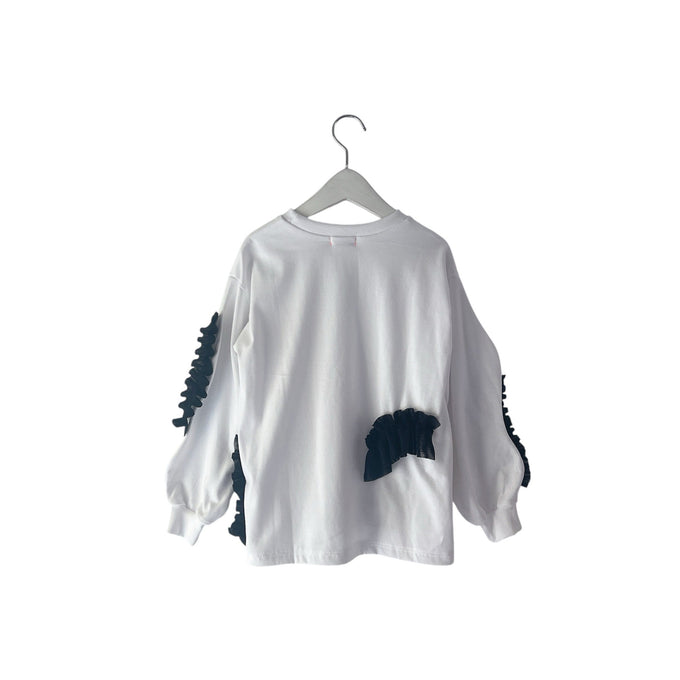 frankygrow<br>フランキーグロウ<br>VARIOUS MESH FRILL L/S TEE<br>25FWCS-511