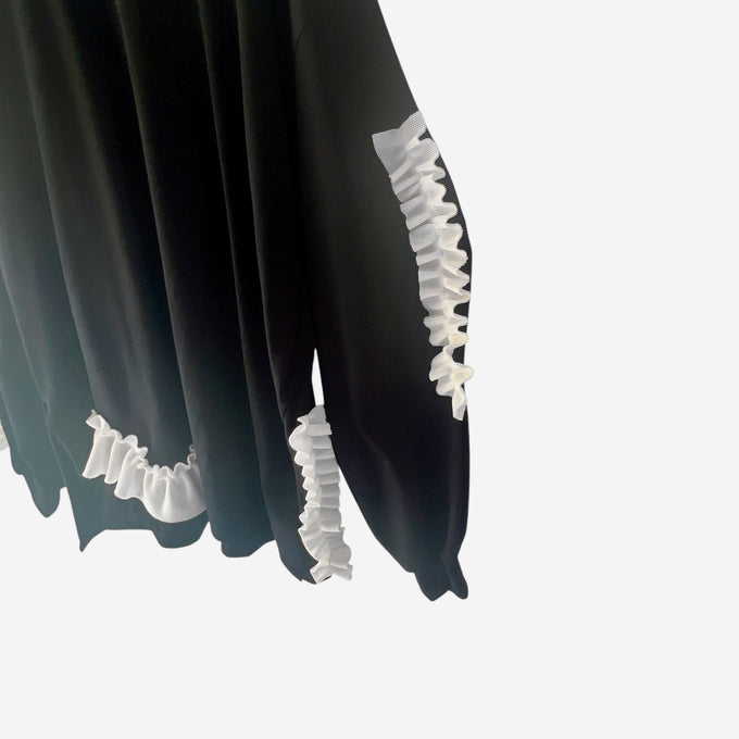 frankygrow<br>フランキーグロウ<br>VARIOUS MESH FRILL L/S TEE<br>25FWCS-511