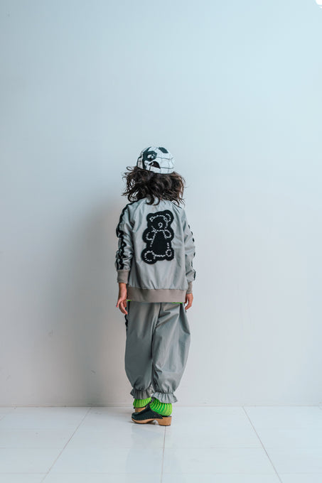 frankygrow <br>フランキーグロウ<br>KUMA EMBROIDERY PATCH PE TRACK JACKET<br>24FWOT-113