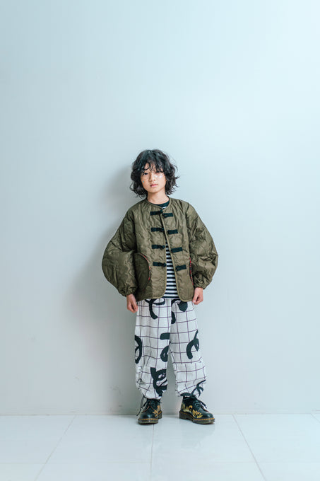 frankygrow <br>フランキーグロウ<br>Wata KUMA GURUGURU QUILTING CHINA BLOUSON<br>24FWOT-115