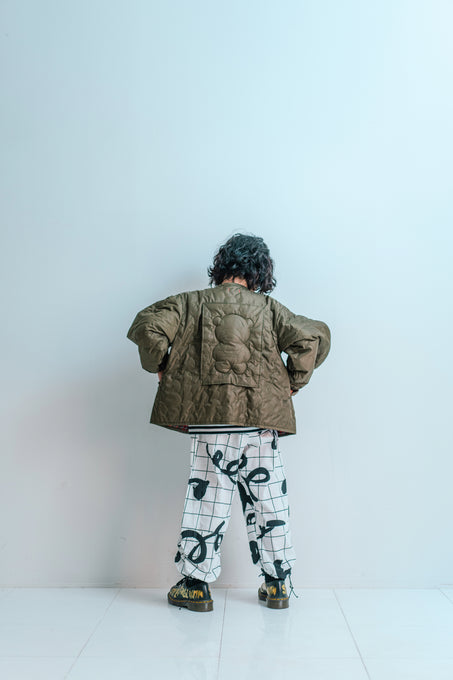 frankygrow <br>フランキーグロウ<br>Wata KUMA GURUGURU QUILTING CHINA BLOUSON<br>24FWOT-115