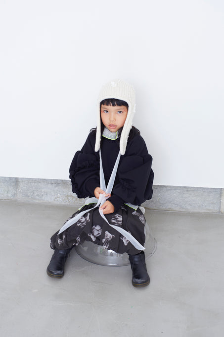 frankygrow<br>フランキーグロウ<br>DOTS TULLE MELLOW SHEER HIGH-NECK TOPS<br>25FWCS-506