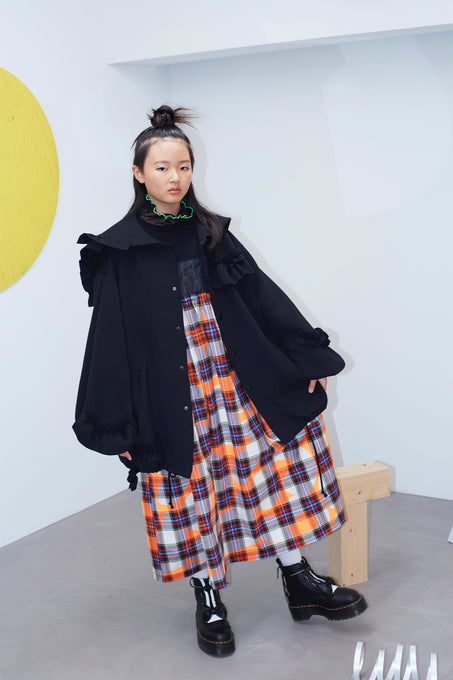 frankygrow<br>フランキーグロウ<br>DOTS TULLE MELLOW SHEER HIGH-NECK TOPS<br>25FWCS-506