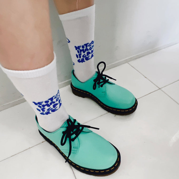 frankygrow<br>フランキーグロウ<br>【26awご予約】<br>CONVEY THE WORDS SOCKS<br>26FWSK-034