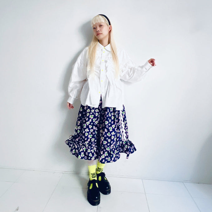 frankygrow<br>フランキーグロウ<br>【26awご予約】<br>SIDE LINE FRILL CULOTTES<br>26FWBT-401