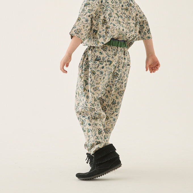 eLfinFolk <br>エルフィンフォルク<br>【25ssご予約2/17頃入荷予定】<br>Multi flora Pants<br>elf-251F44/45