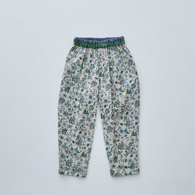 eLfinFolk <br>エルフィンフォルク<br>【25ssご予約2/17頃入荷予定】<br>womens Multi flora Wide Pants<br>elf-251F47